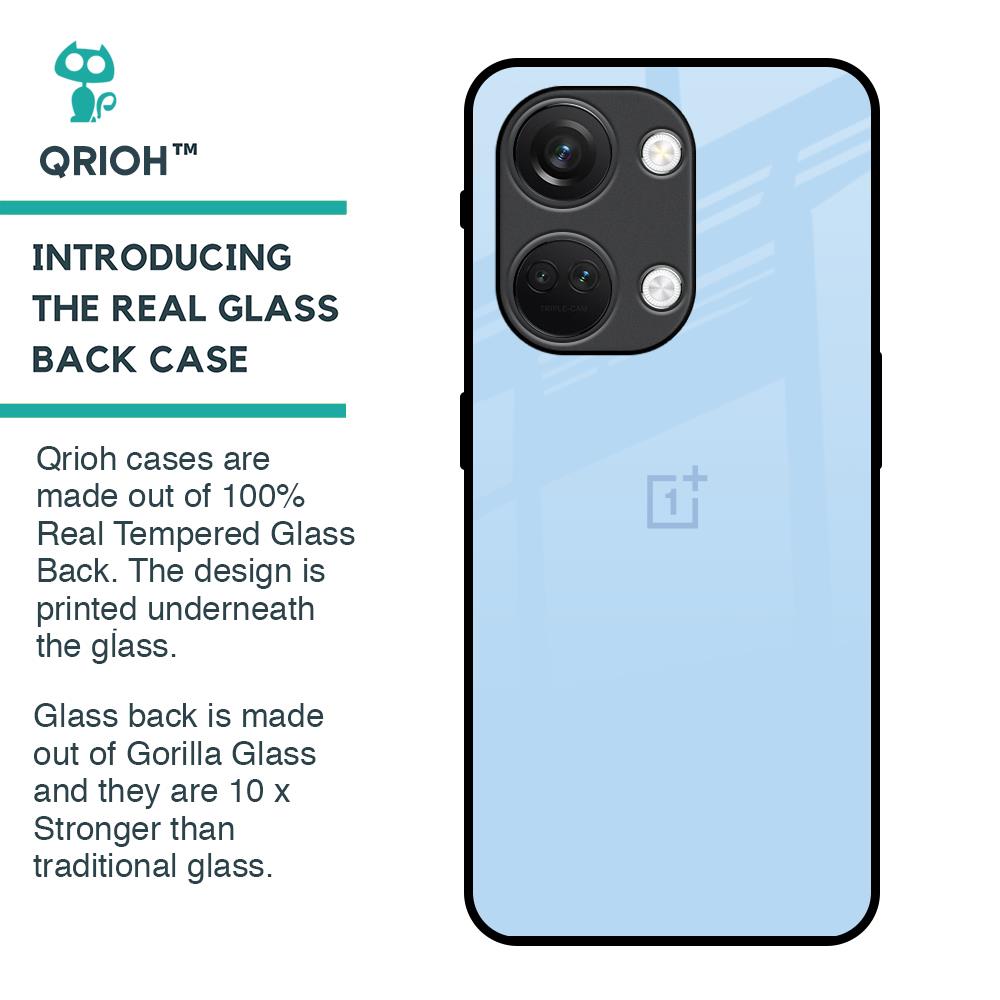 Pastel Sky Blue Glass Case for OnePlus Nord 3 5G