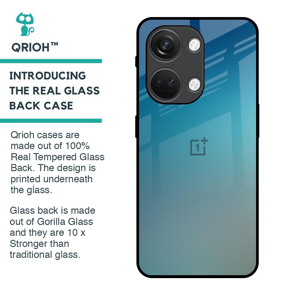 Sea Theme Gradient Glass Case for OnePlus Nord 3 5G