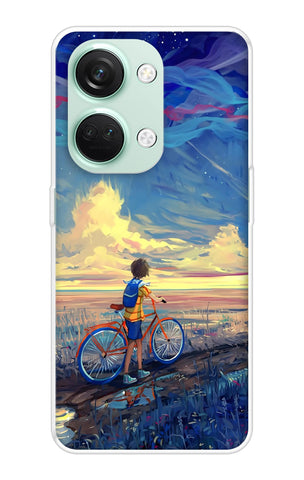 Riding Bicycle to Dreamland OnePlus Nord 3 5G Back Cover