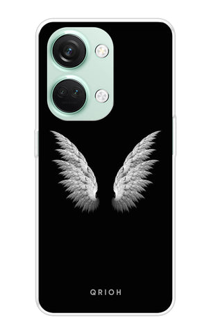 White Angel Wings OnePlus Nord 3 5G Back Cover