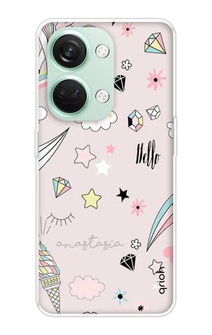 Unicorn Doodle OnePlus Nord 3 5G Back Cover