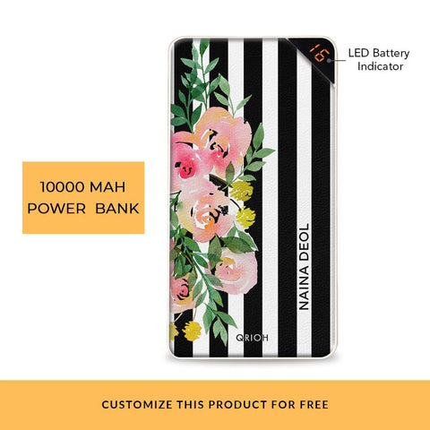 Bouquet Artwork Customized Power Bank