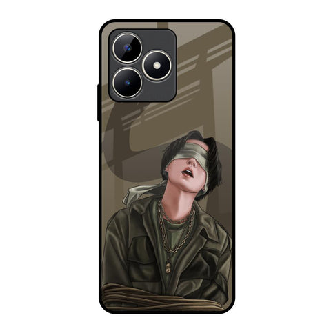 Blind Fold Realme C53 Glass Back Cover Online