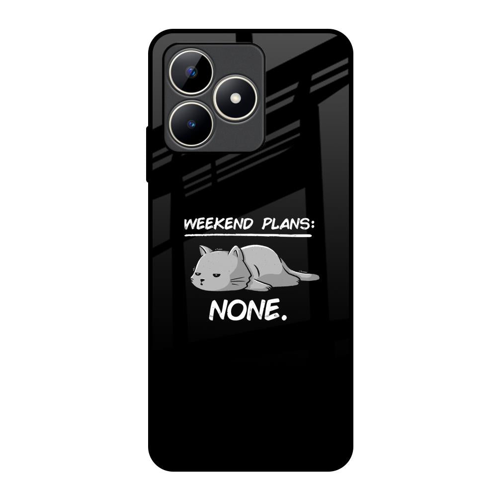 Weekend Plans Realme C53 Glass Back Cover Online