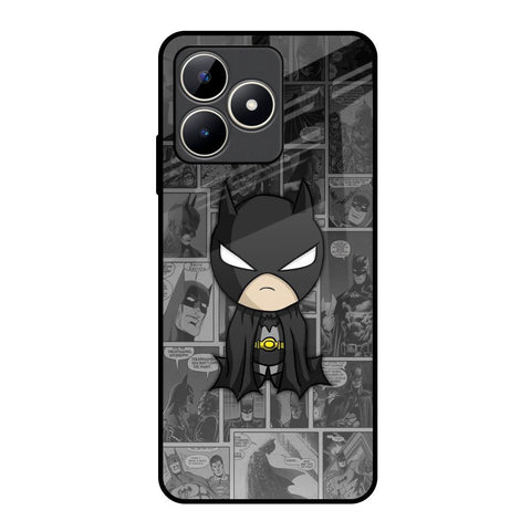Cartoon Art Realme C53 Glass Back Cover Online