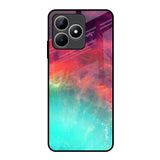 Colorful Aura Realme C53 Glass Back Cover Online