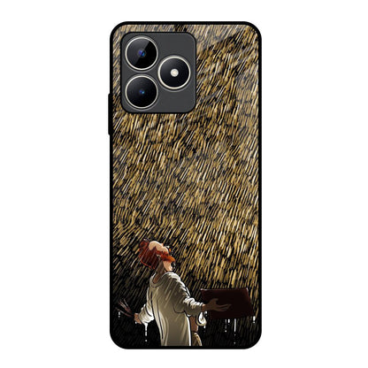Rain Festival Realme C53 Glass Back Cover Online