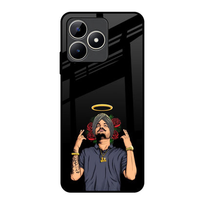 Punjabi Singer Poster Realme C53 Glass Back Cover Online