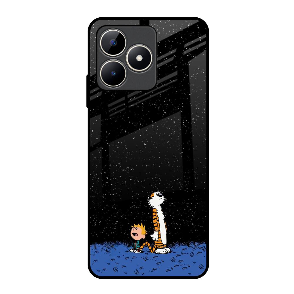 Night Sky Star Realme C53 Glass Back Cover Online