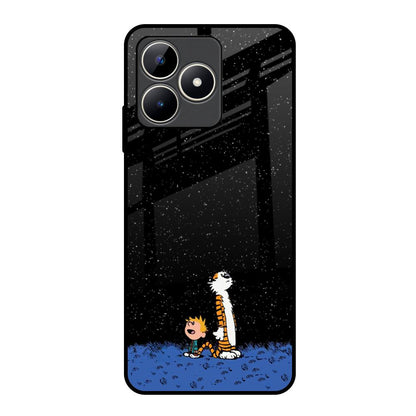 Night Sky Star Realme C53 Glass Back Cover Online