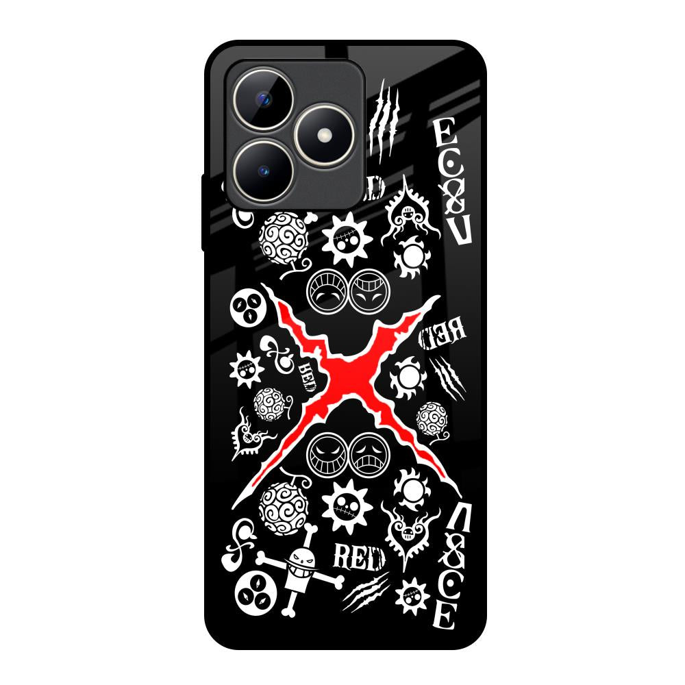 Red Zone Realme C53 Glass Back Cover Online