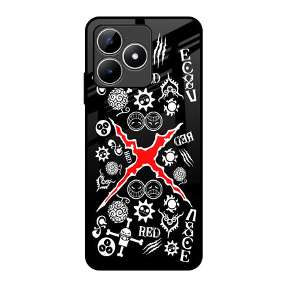Red Zone Realme C53 Glass Back Cover Online