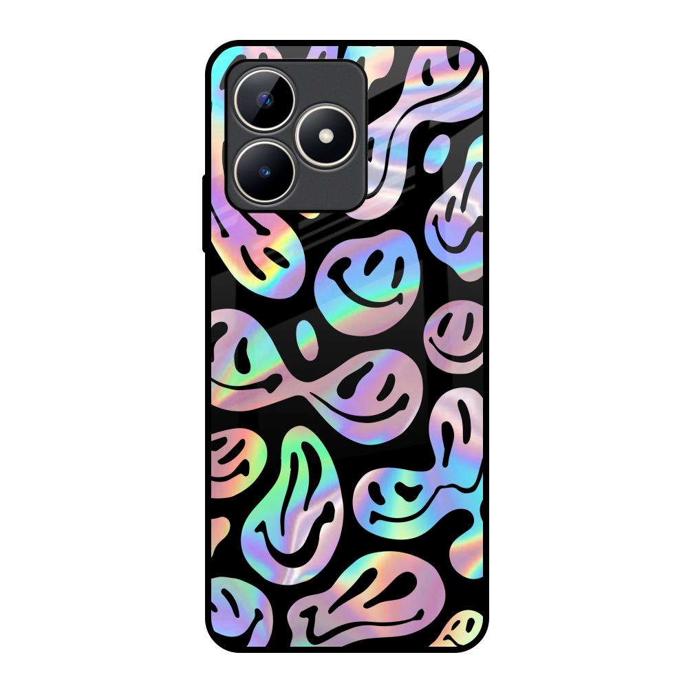 Acid Smile Realme C53 Glass Back Cover Online