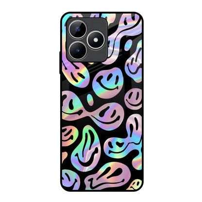 Acid Smile Realme C53 Glass Back Cover Online