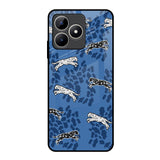 Blue Cheetah Realme C53 Glass Back Cover Online