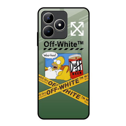 Duff Beer Realme C53 Glass Back Cover Online