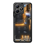 Glow Up Skeleton Realme C53 Glass Back Cover Online