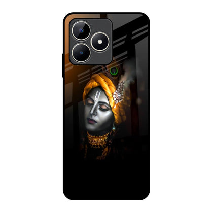 Ombre Krishna Realme C53 Glass Back Cover Online