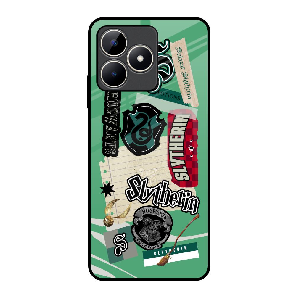 Slytherin Realme C53 Glass Back Cover Online