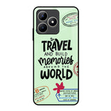 Travel Stamps Realme C53 Glass Back Cover Online