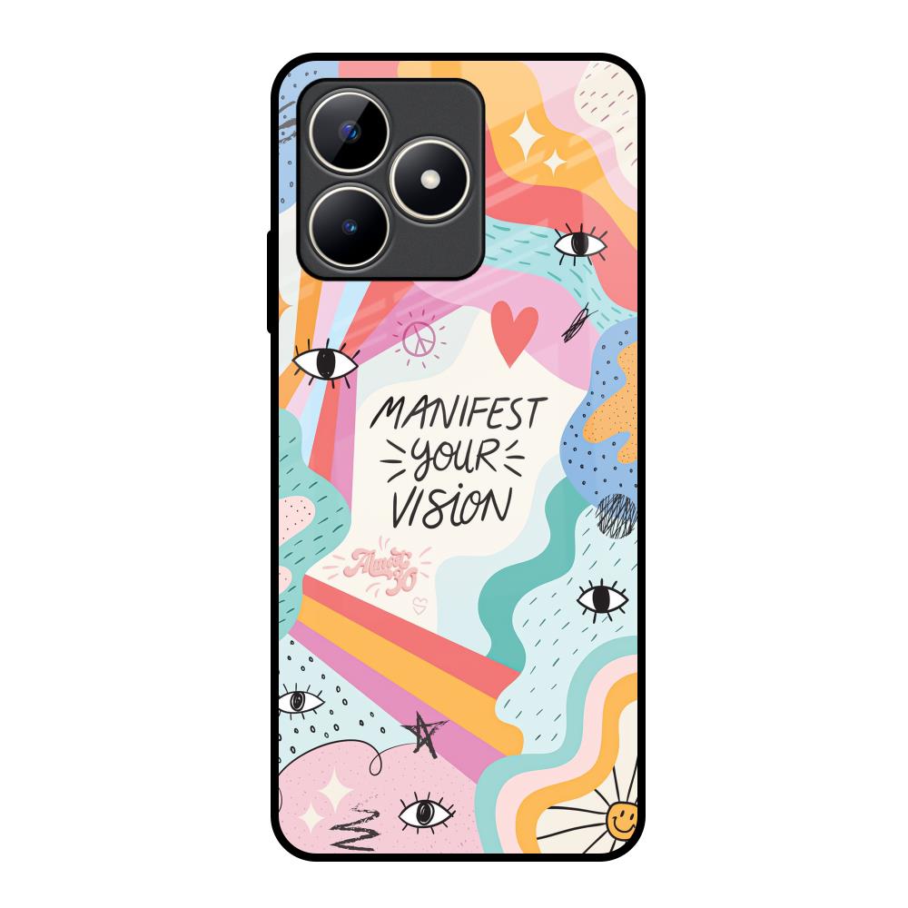 Vision Manifest Realme C53 Glass Back Cover Online