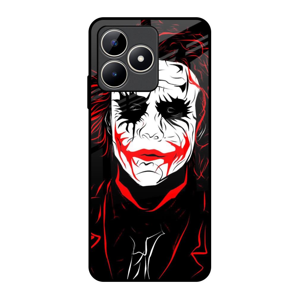 Life In Dark Realme C53 Glass Back Cover Online