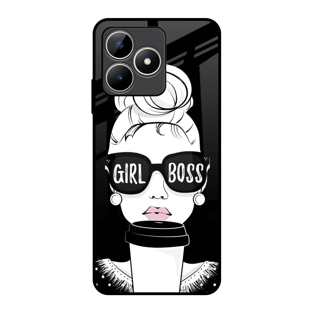 Girl Boss Realme C53 Glass Back Cover Online
