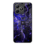 Techno Color Pattern Realme C53 Glass Back Cover Online