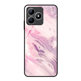Diamond Pink Gradient Realme C53 Glass Back Cover Online
