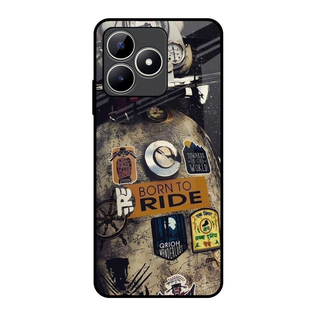 Ride Mode On Realme C53 Glass Back Cover Online