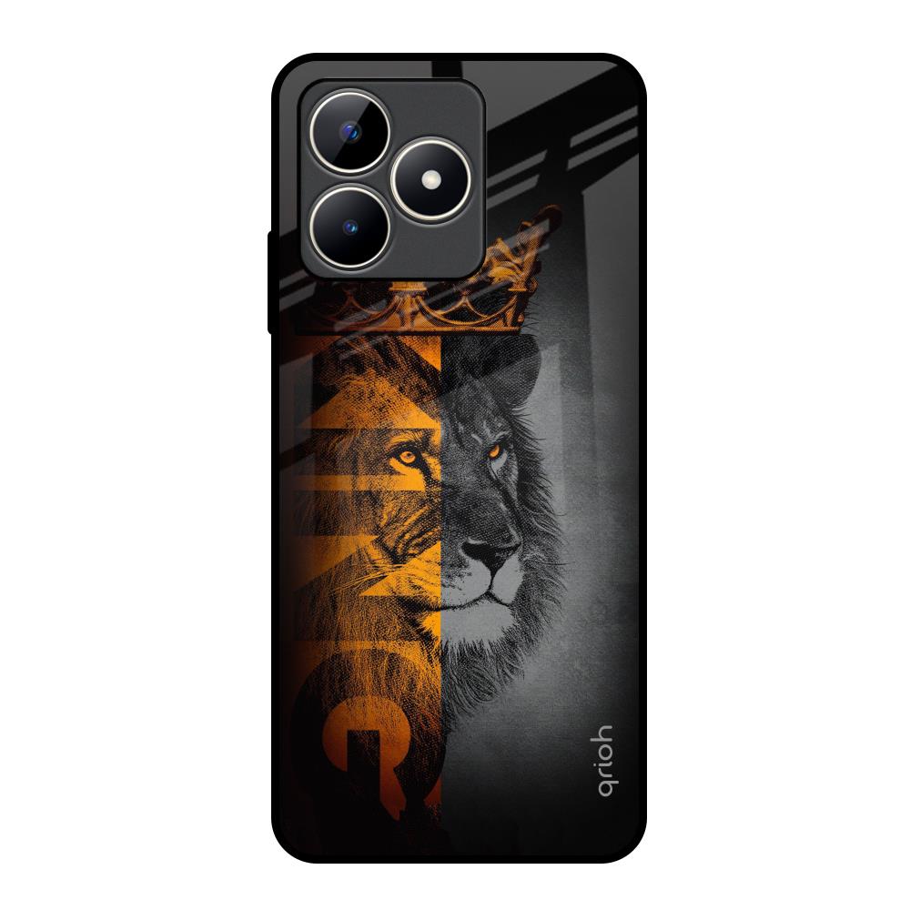 King Of Forest Realme C53 Glass Back Cover Online