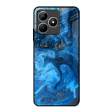 Gold Sprinkle Realme C53 Glass Back Cover Online