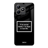 Dope In Life Realme C53 Glass Back Cover Online