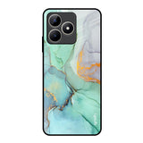 Green Marble Realme C53 Glass Back Cover Online