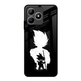 Monochrome Goku Realme C53 Glass Back Cover Online