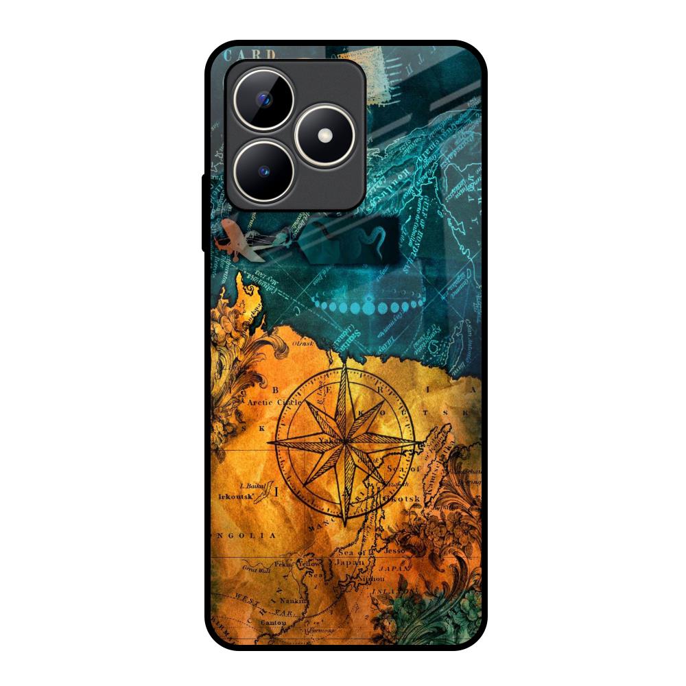 Architecture Map Realme C53 Glass Back Cover Online