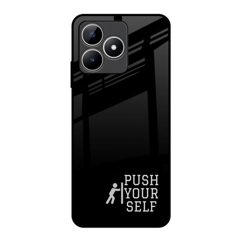 Push Your Self Realme C53 Glass Back Cover Online