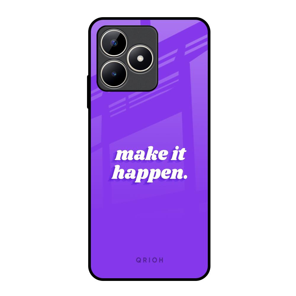 Make it Happen Realme C53 Glass Back Cover Online