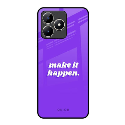 Make it Happen Realme C53 Glass Back Cover Online