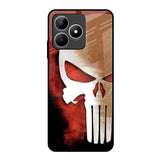 Red Skull Realme C53 Glass Back Cover Online