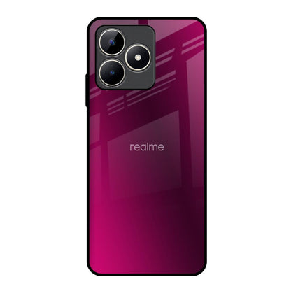 Pink Burst Realme C53 Glass Back Cover Online