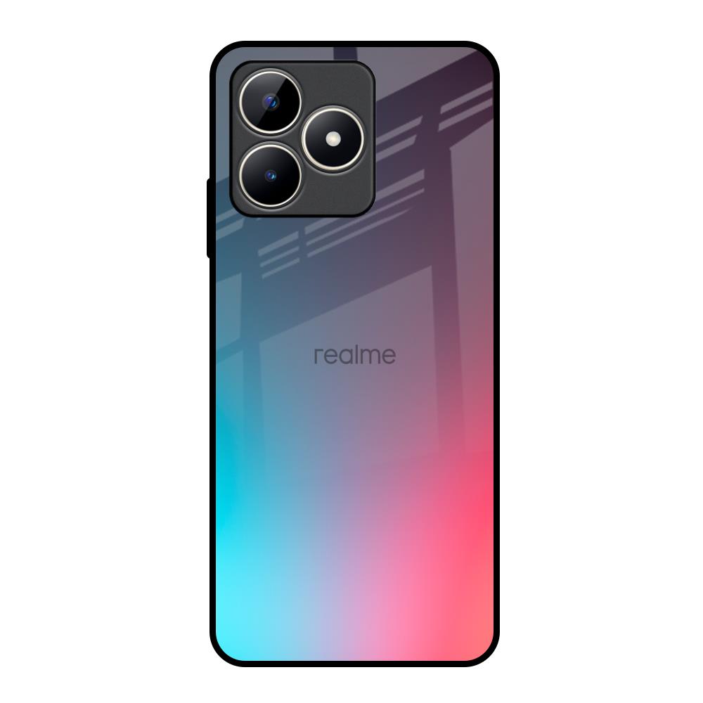 Rainbow Laser Realme C53 Glass Back Cover Online