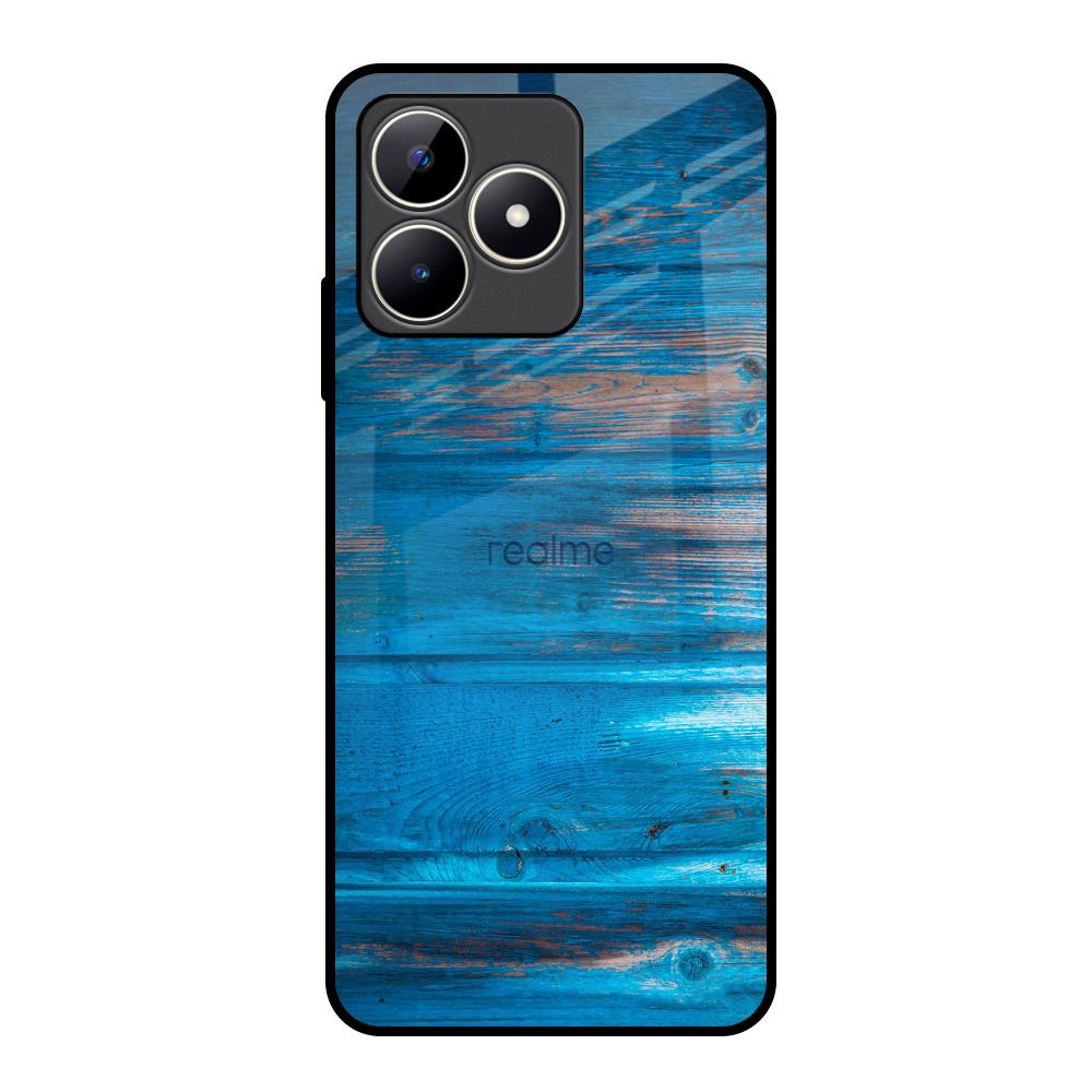 Patina Finish Realme C53 Glass Back Cover Online