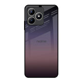 Grey Ombre Realme C53 Glass Back Cover Online