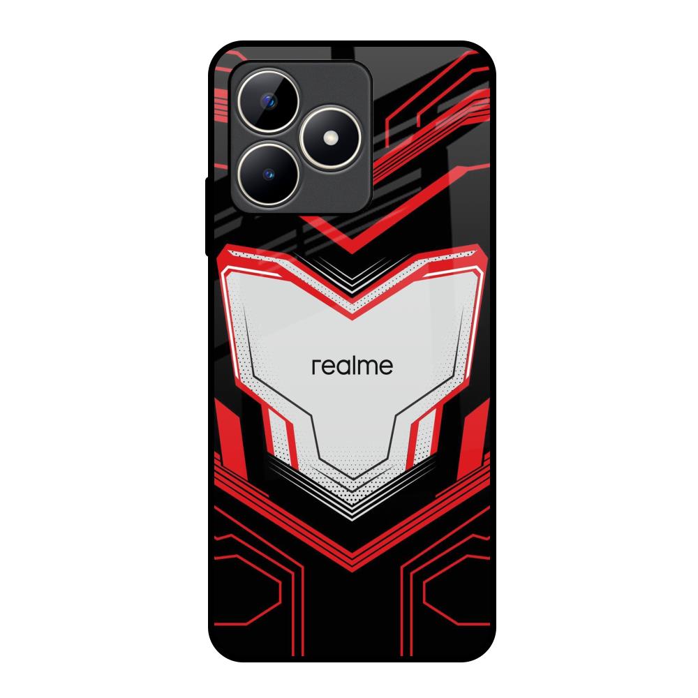 Quantum Suit Realme C53 Glass Back Cover Online