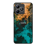 Watercolor Wave Realme C53 Glass Back Cover Online