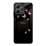 Fly Butterfly Realme C53 Glass Back Cover Online