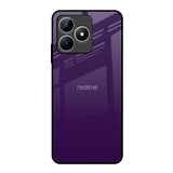Dark Purple Realme C53 Glass Back Cover Online