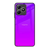 Purple Pink Realme C53 Glass Back Cover Online