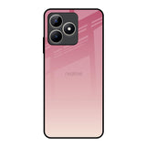 Blooming Pink Realme C53 Glass Back Cover Online